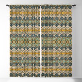 Boho Oriental Traditional Berber Handmade Moroccan Fabric Style Blackout Curtain