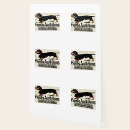 dachshund wallpaper for any decor style society6 dachshund wallpaper for any decor style