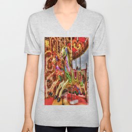 Liverpool Carousel  V Neck T Shirt
