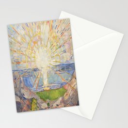 Edvard Munch - The Sun (Solen) (1911)  Stationery Card