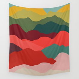 Art Clouds: Mid Century Edition Wall Tapestry