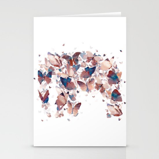 Butterfly Assemblage Stationery Cards
