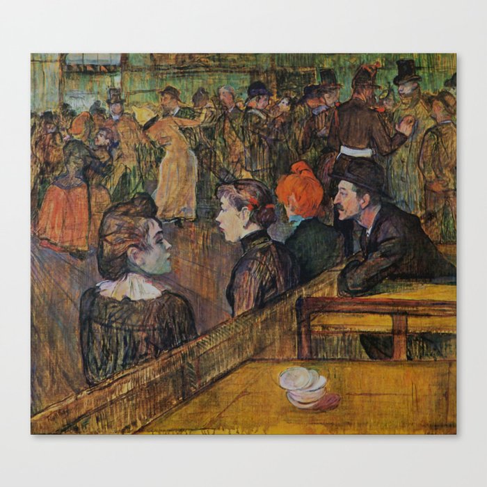 Henri de Toulouse-Lautrec "Ball at the Moulin de la Galette" Canvas Print