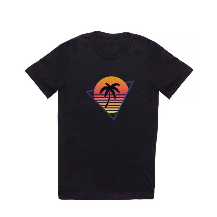 Retrowave sunset 3 / 80s - 90s Retro T Shirt