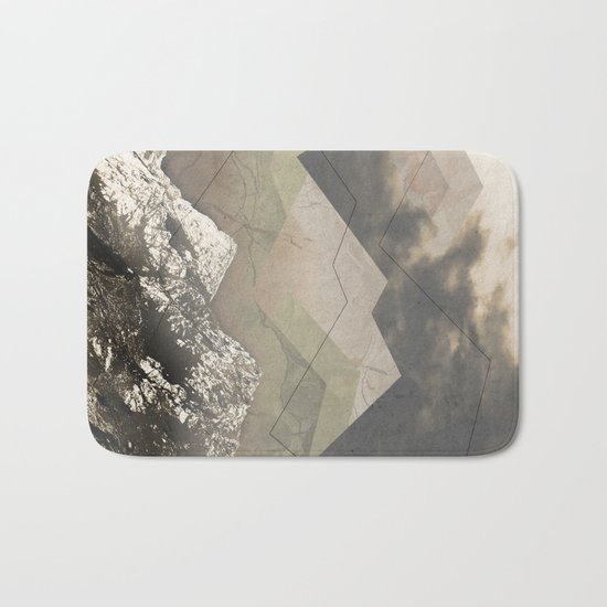 Geometric Sunrise Bath Mat