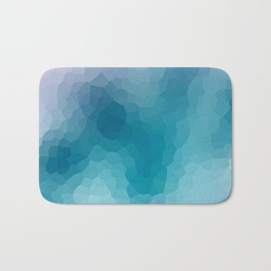 Abstract pattern " Amethyst ". Bath Mat