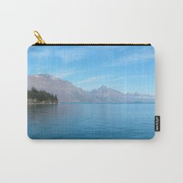 Peaceful Morning at Lake Wakatipu in Queenstown South Island New Zealand | Travel Photography | Nature Photography | Landscape Photography Carry-All Pouch