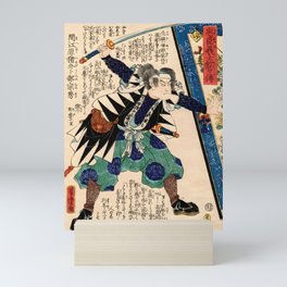 The Loyal Retainer Munefusa (Utagawa Yoshitora) Mini Art Print