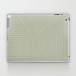 Lines (Linen Sage) Laptop Skin