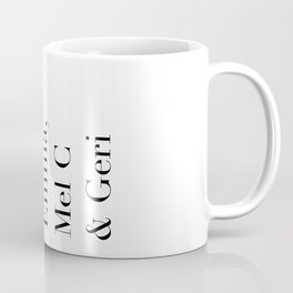 Mel B, Victoria, Emma, Mel C & Geri Mug