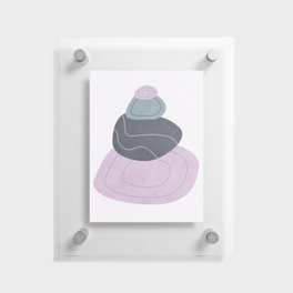 Balanced Stones Floating Acrylic Print