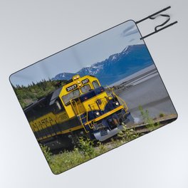 5298 - Alaska Passenger Train Picnic Blanket