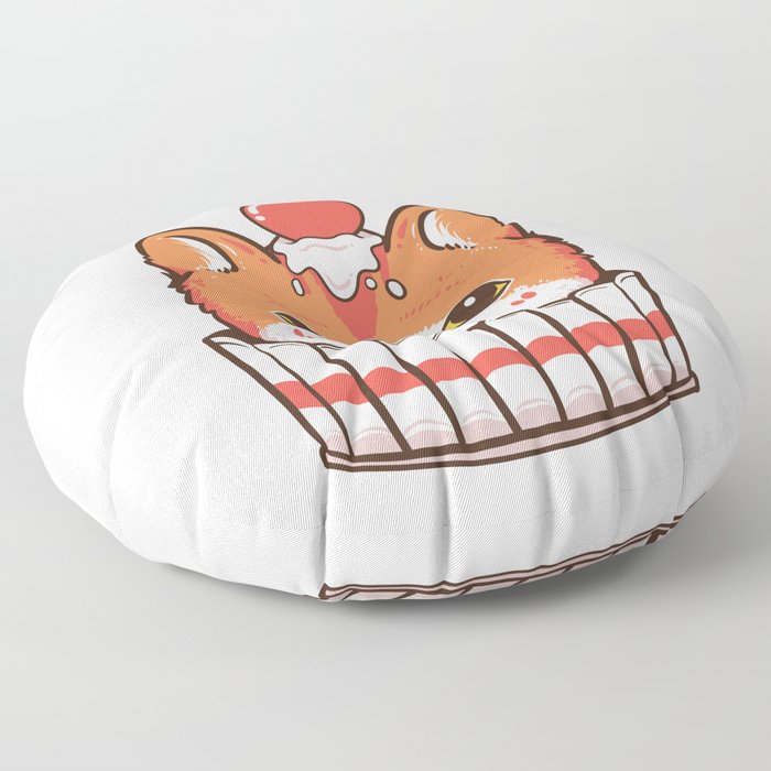 Cup cake cat Floor Pillow