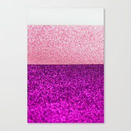Glitter pink Canvas Print