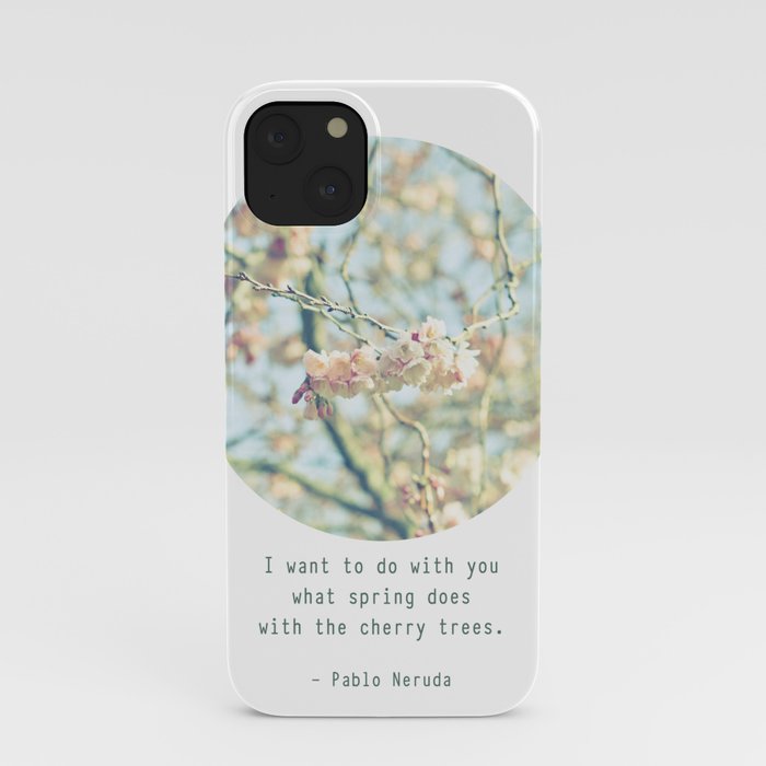 What the spring does to cherry trees iPhone Case
