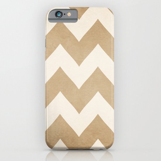 Biscotti & Vanilla - Beige Chevron iPhone & iPod Case