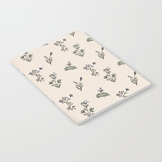 Bright Floral Pattern Notebook