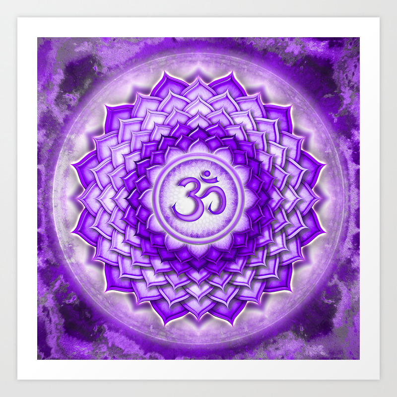 Sahasrara Chakra Crown Chakra Series V Art Print By