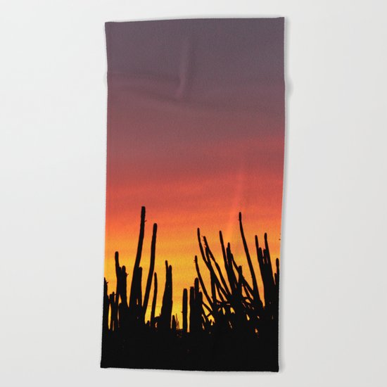 Catching fire Beach Towel