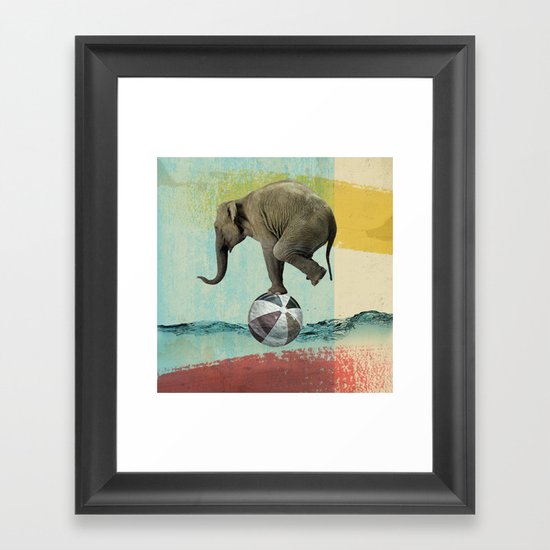 Balance Framed Art Print