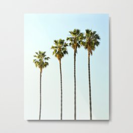Four Palm Trees Metal Print