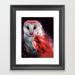 Shattered Owl Framed Art Print
