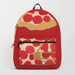 Bicycle Pizza Wheels Backpack | Ride, Crust, Silly, Pie, Slice, Pepperoni, Happy, Pizza, Biking, Graphicdesign 
