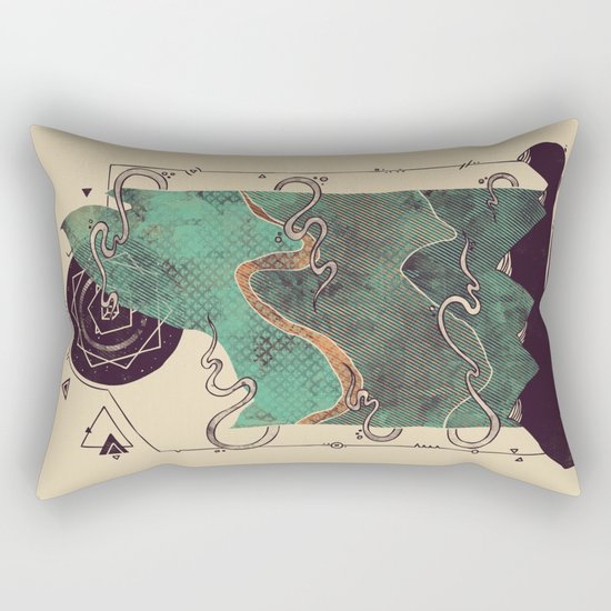 Northern Nightsky Rectangular Pillow