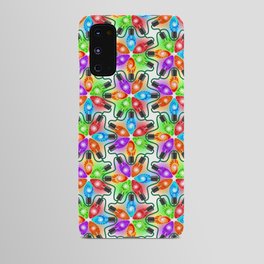 Tie Dye Holiday Lights Android Case