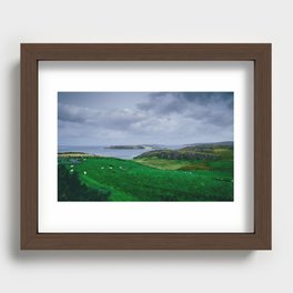 A field in Scotland 2 Recessed Framed Print