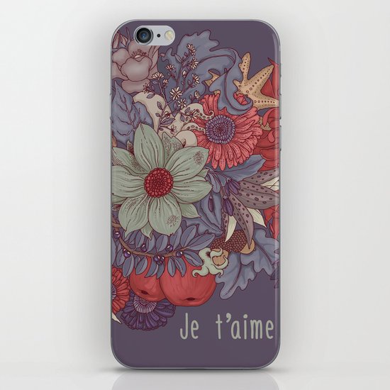 the wild side - dusty tones iPhone & iPod Skin
