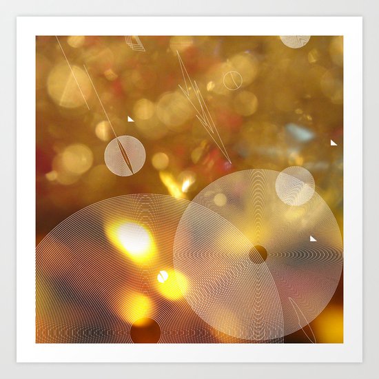 Gold Art Print