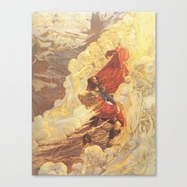 Le destin, 1894 - Carlos Schwabe Canvas Print