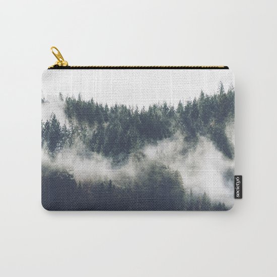 Abstract Forest Fog Carry-All Pouch
