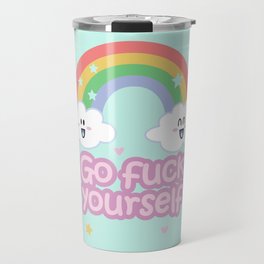 Go Fuck Yourself ;) (mint) Travel Mug