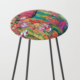 Colorful Glimpse Counter Stool