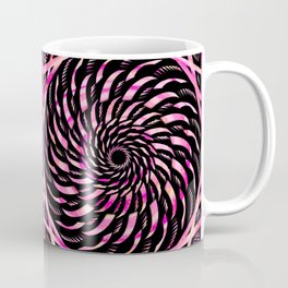 Black and Pink Twirl Mug