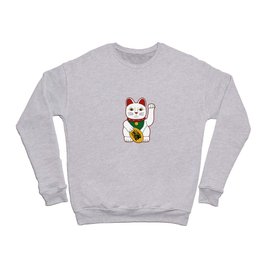Maneki Neko - lucky cat Crewneck Sweatshirt