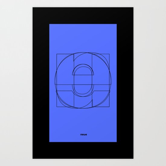 Die Neue Haas Grotesk (C-01) Art Print