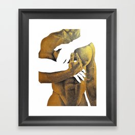 Echoes II - NOODOOD Painting (Gold doesn't print shiny) Framed Art Print