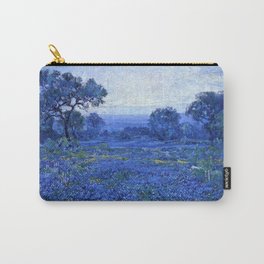 Bluebonnet pastoral scene landscape painting by Robert Julian Onderdonk Carry-All Pouch