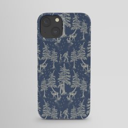 Navy Blue Bigfoot & Friends iPhone Case