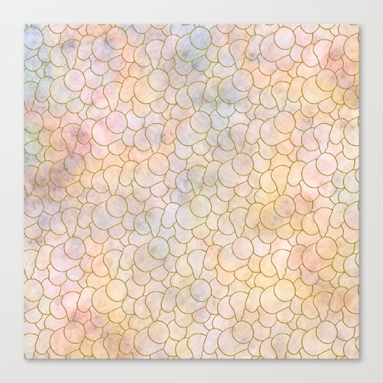 SOFT PASTELS PATTERN (abstract) Canvas Print