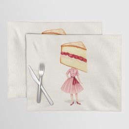Cake Head Pin-up - Victoria Sponge Placemat
