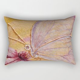 Little mirror butterfly | Petit Miroir papillon Rectangular Pillow