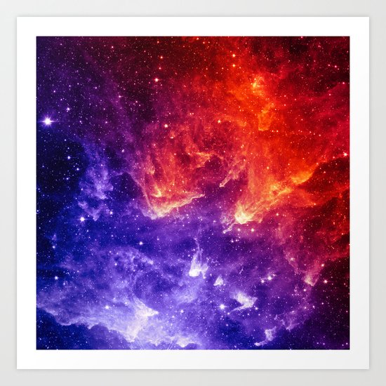 Nebula Art Print