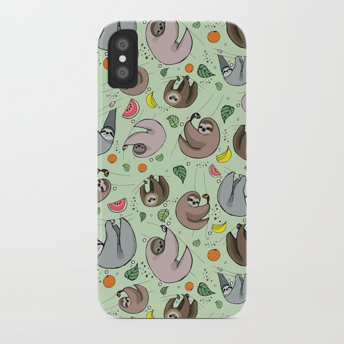 sloth party iphone case