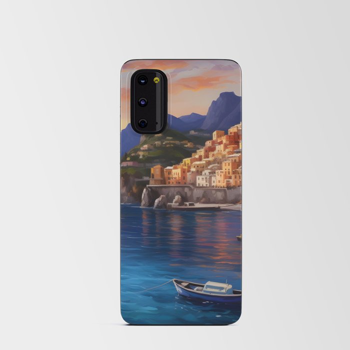 view of the Amalfi coast Italy Android Card Case