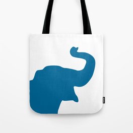 Blue Elephant Tote Bag