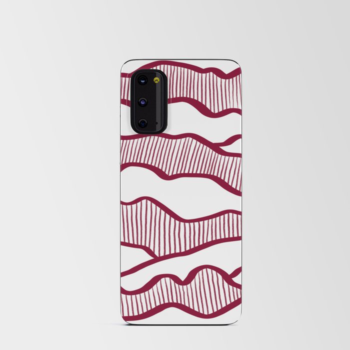 Abstract mountains line 3 Android Card Case